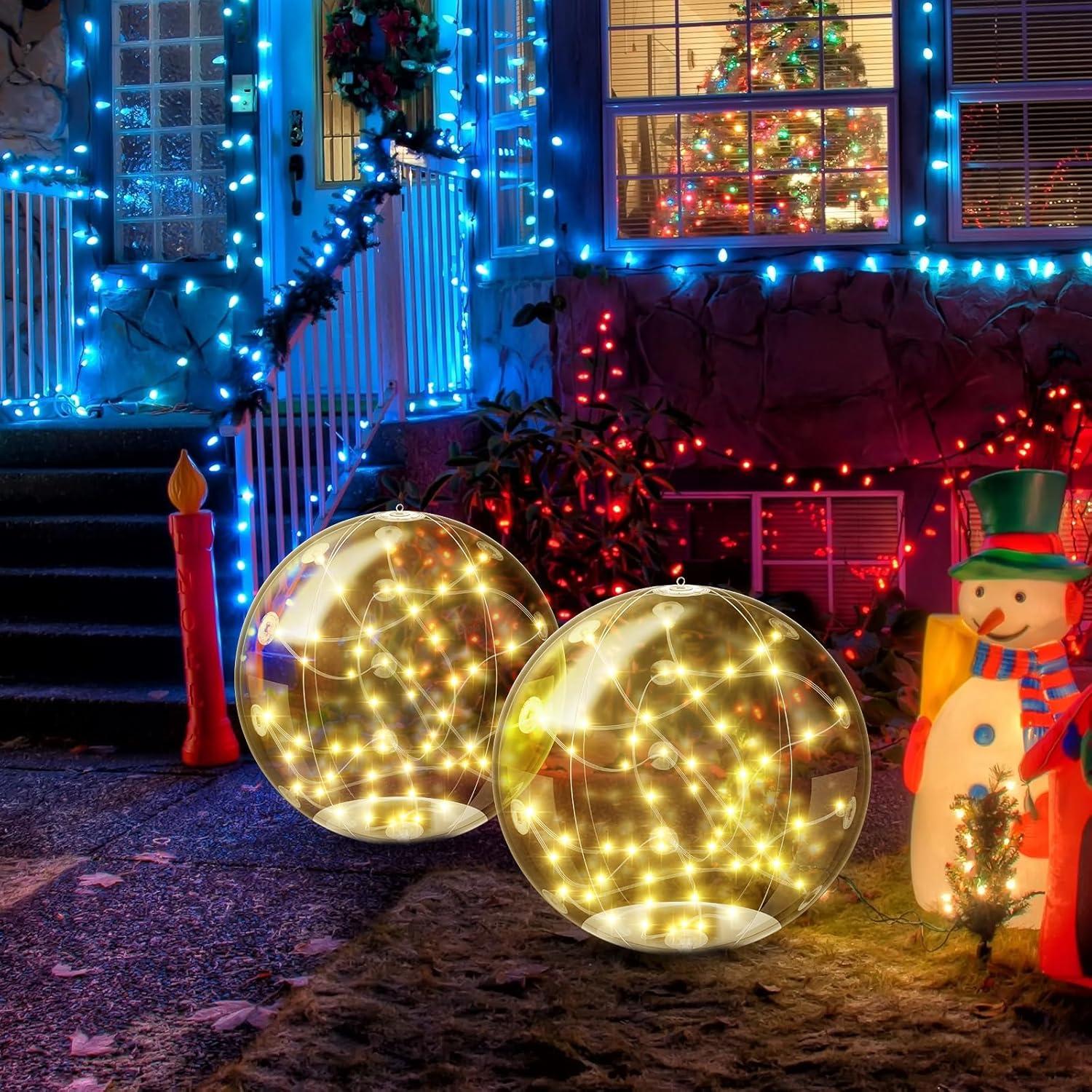 Luces Flotantes Solares LED Sunlisky 36.83cm 2 Pcs Cálido