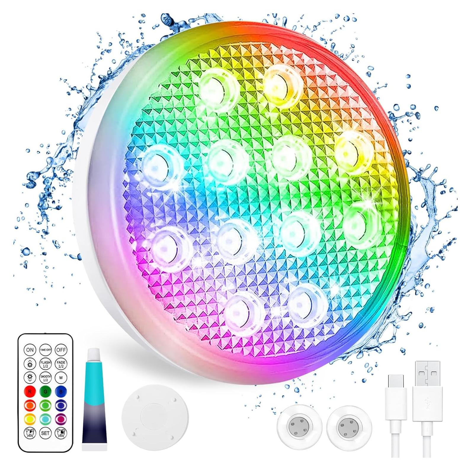 Luces LED Sumergibles TEPENAR 2023 con Control Remoto IP68