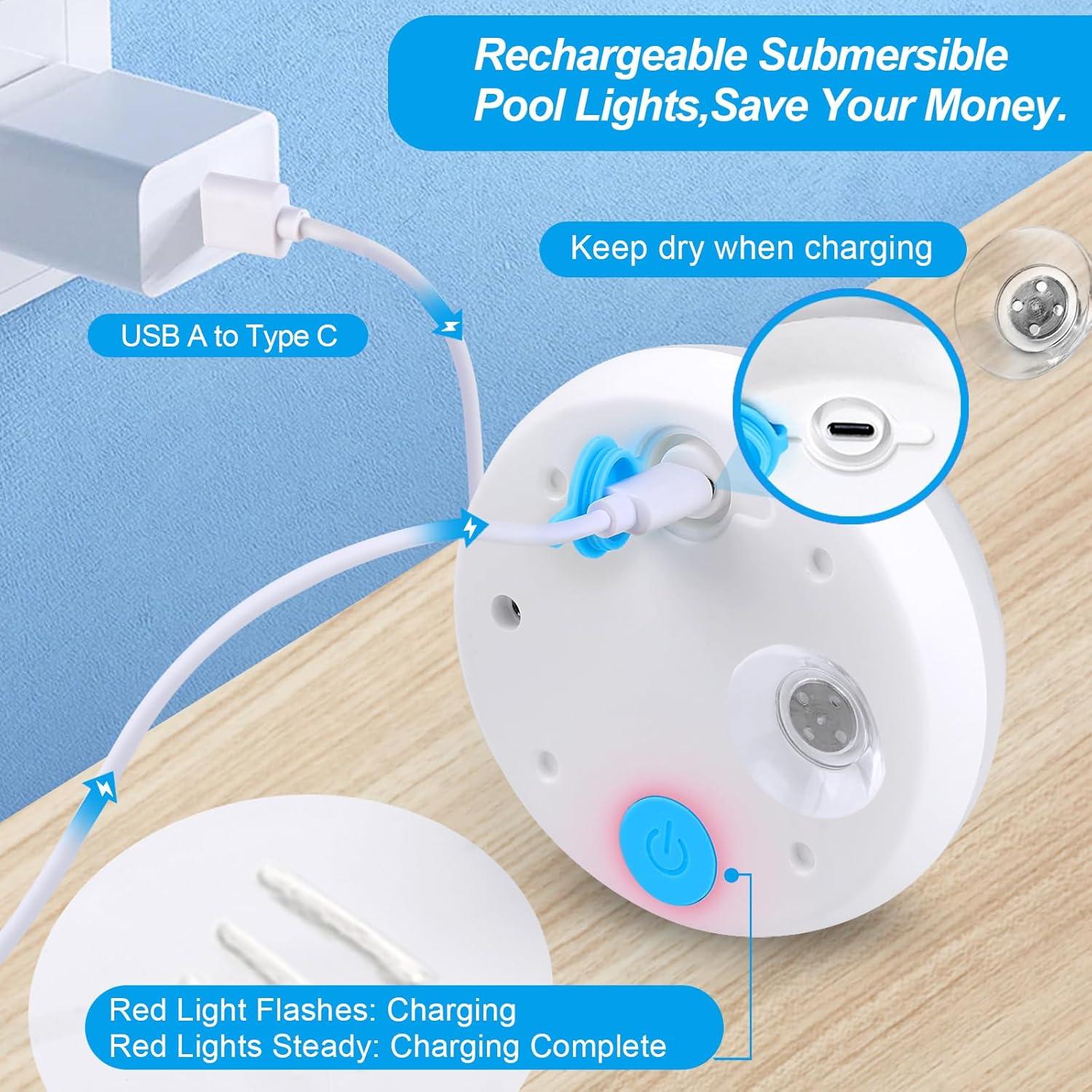 Luces LED Sumergibles TEPENAR 2023 con Control Remoto IP68