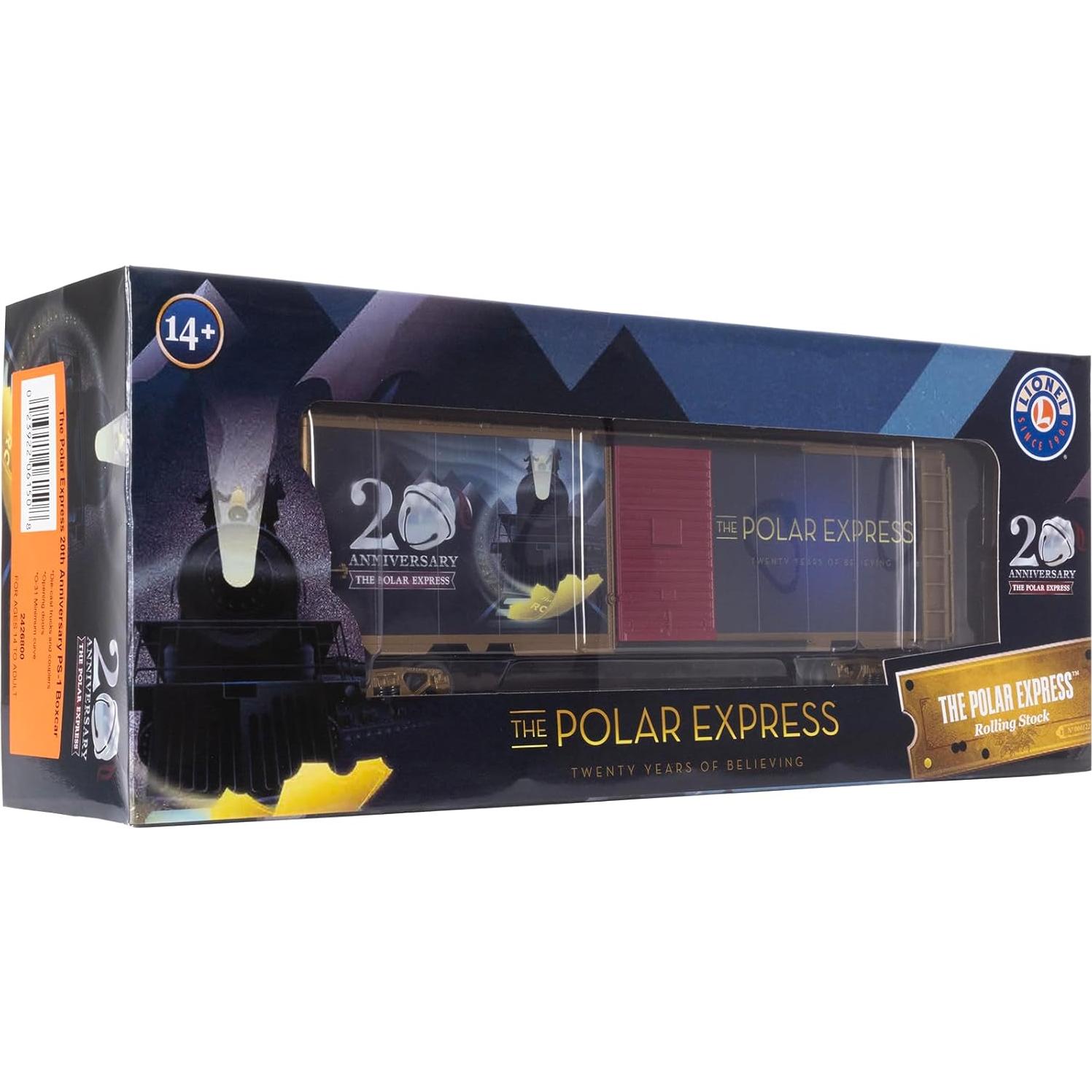 Tren O Gauge Lionel Expreso Polar 20 Aniversario Boxcar