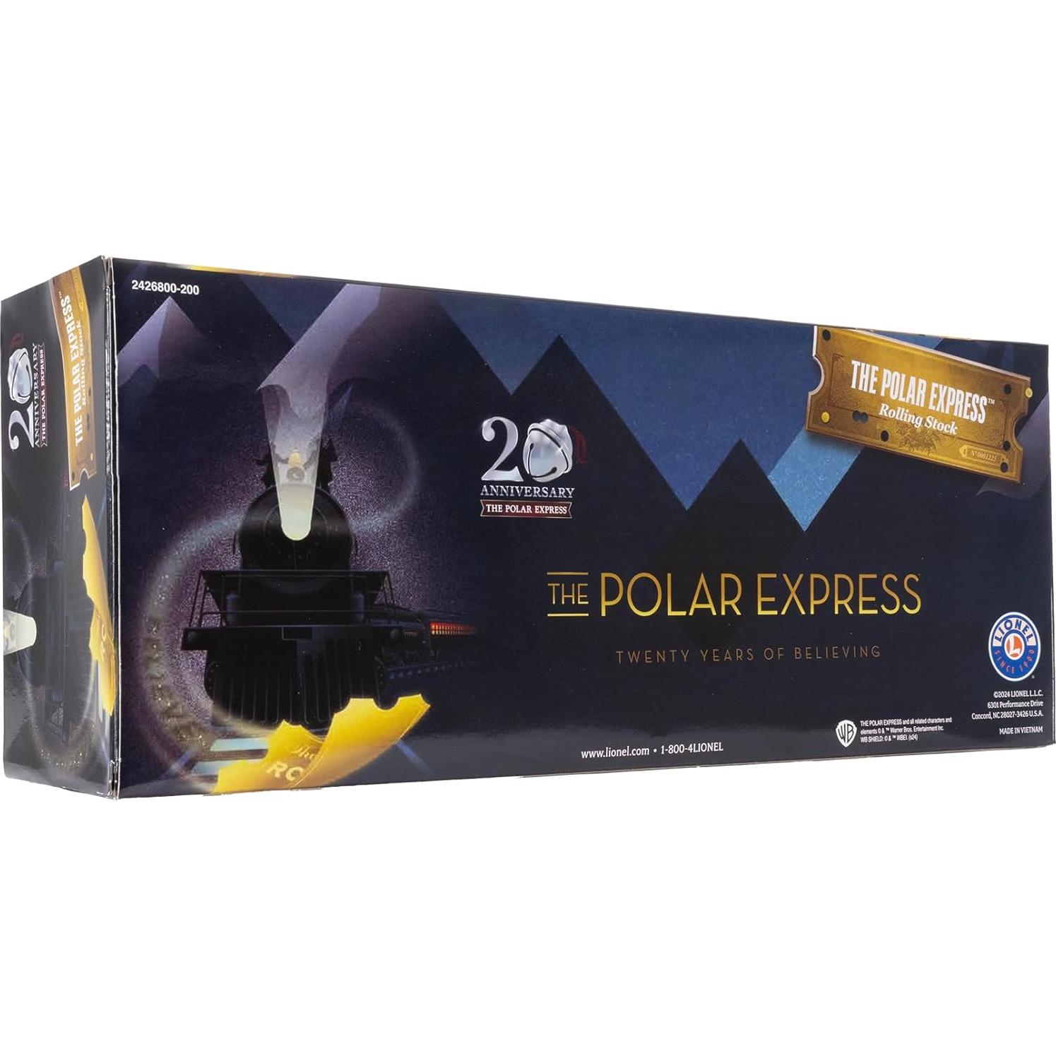 Tren O Gauge Lionel Expreso Polar 20 Aniversario Boxcar