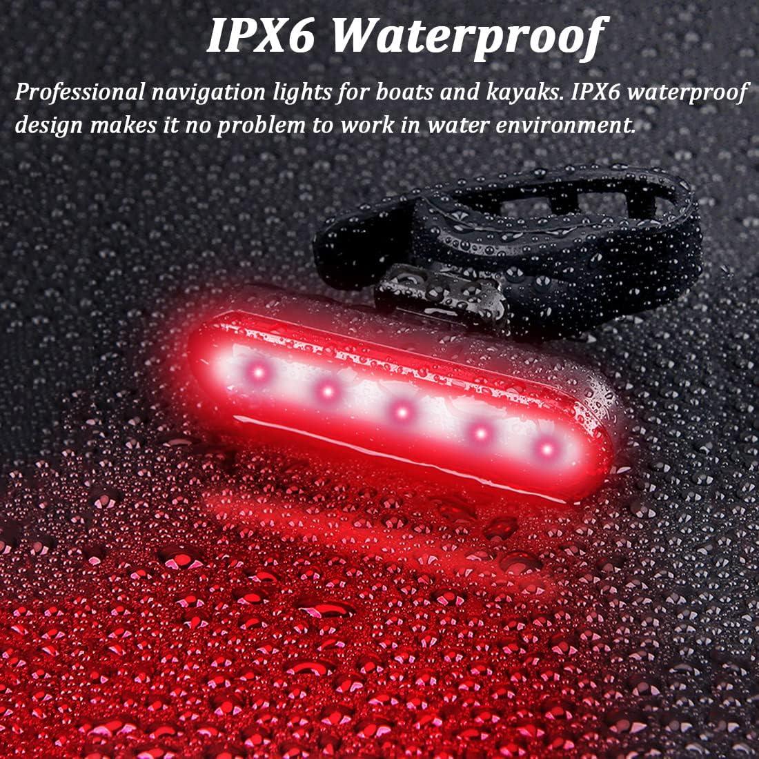 Luces de Navegación Botepon para Kayak y Barco - Impermeables