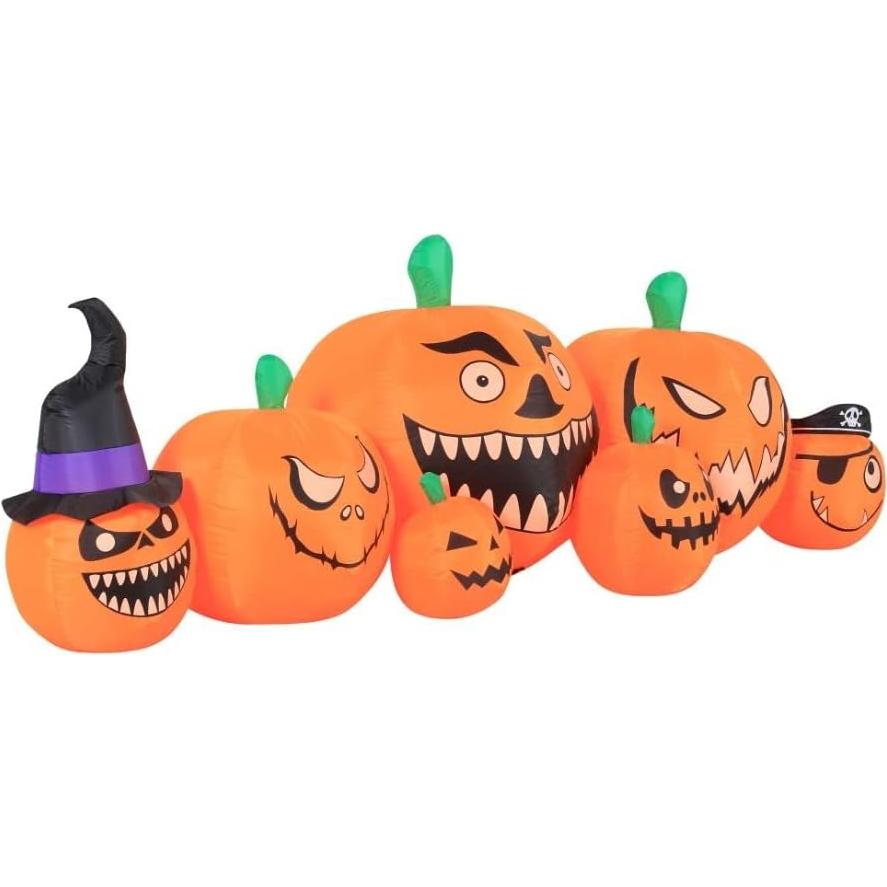 Calabaza Inflable 2.59m Novelty Lights para Jardín Halloween