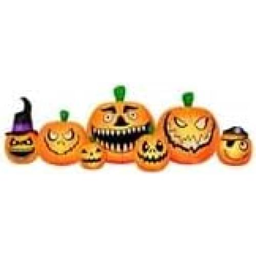 Calabaza Inflable 2.59m Novelty Lights para Jardín Halloween