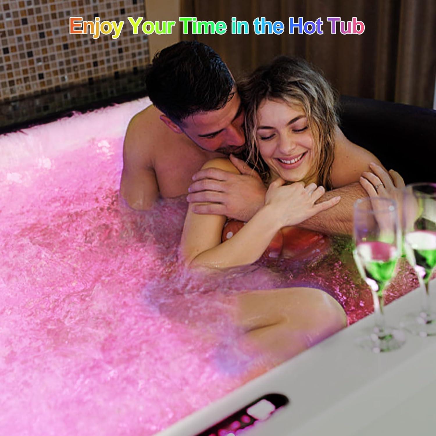 Luces LED Sumergibles CRISLEX 2 Paquetes IP68 Control Remoto