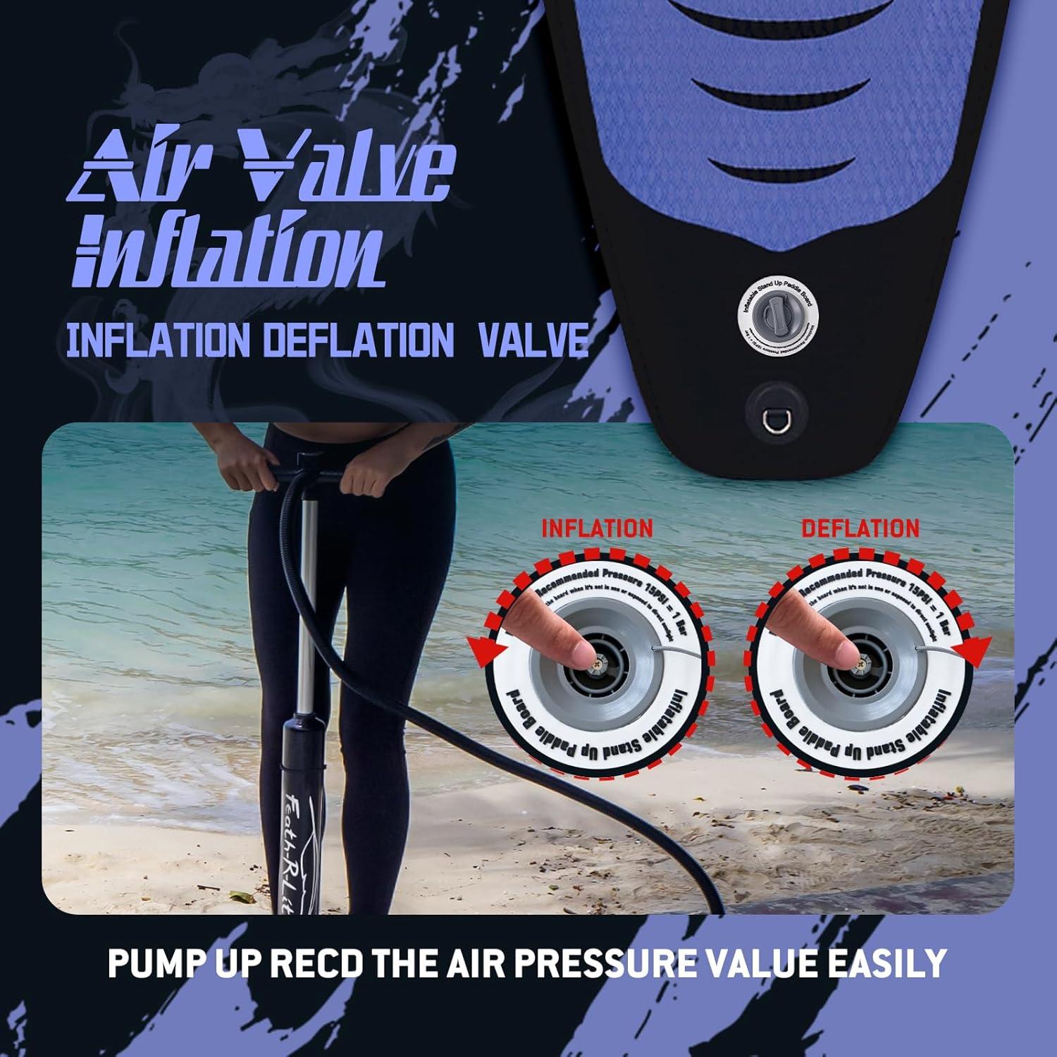 Tabla de Paddle Inflable FunWater 3.2m Dragón Negro para Todos