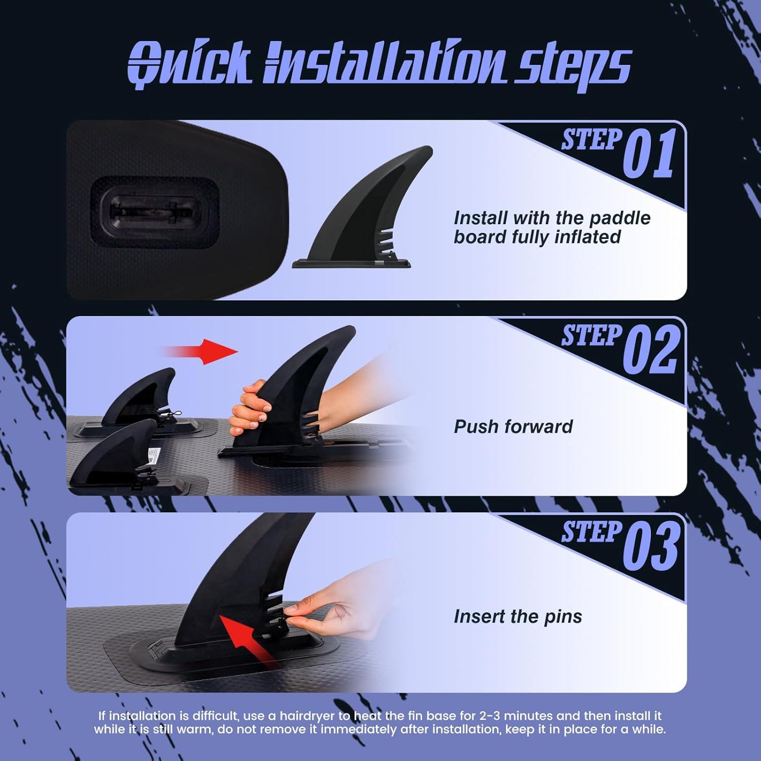 Tabla de Paddle Inflable FunWater 3.2m Dragón Negro para Todos