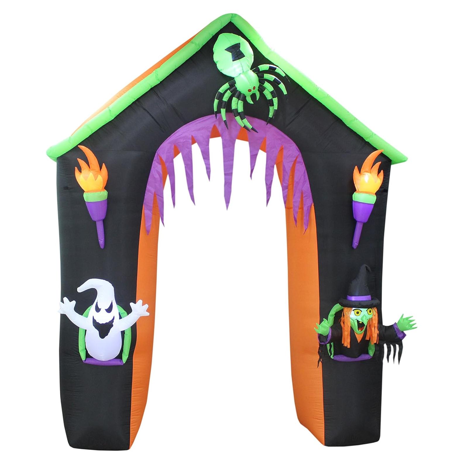 Castillo Inflable LED Halloween BZB Goods 2.05 x 0.89 x 2.72 m