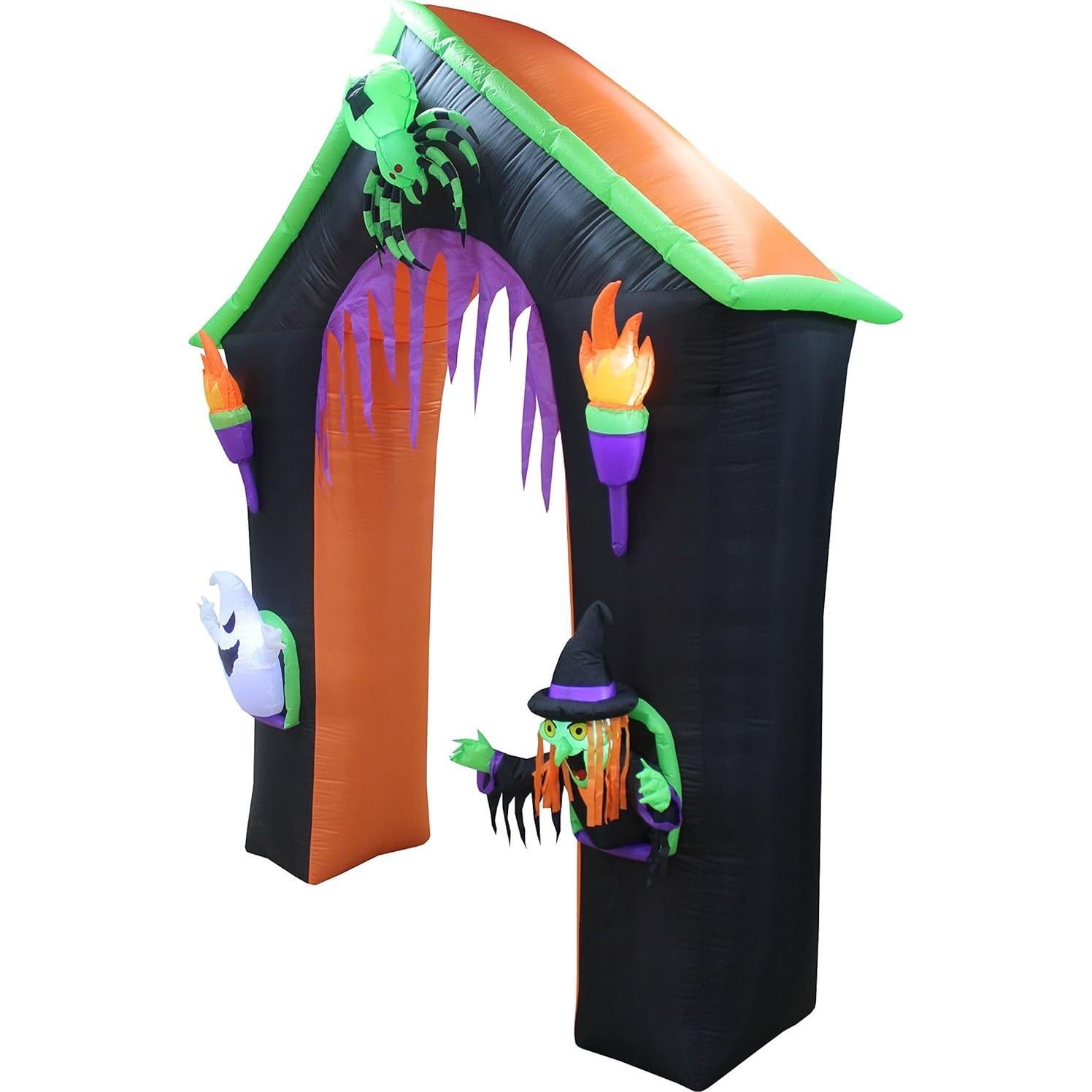 Castillo Inflable LED Halloween BZB Goods 2.05 x 0.89 x 2.72 m