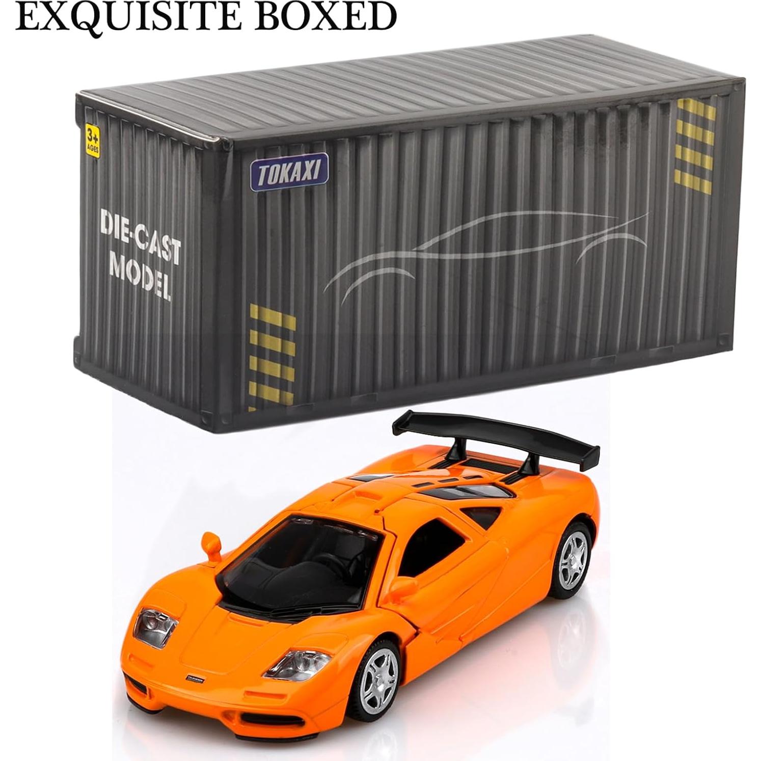 Coche de Juguete Mclaren TOKAXI Escala 1/36 Naranja