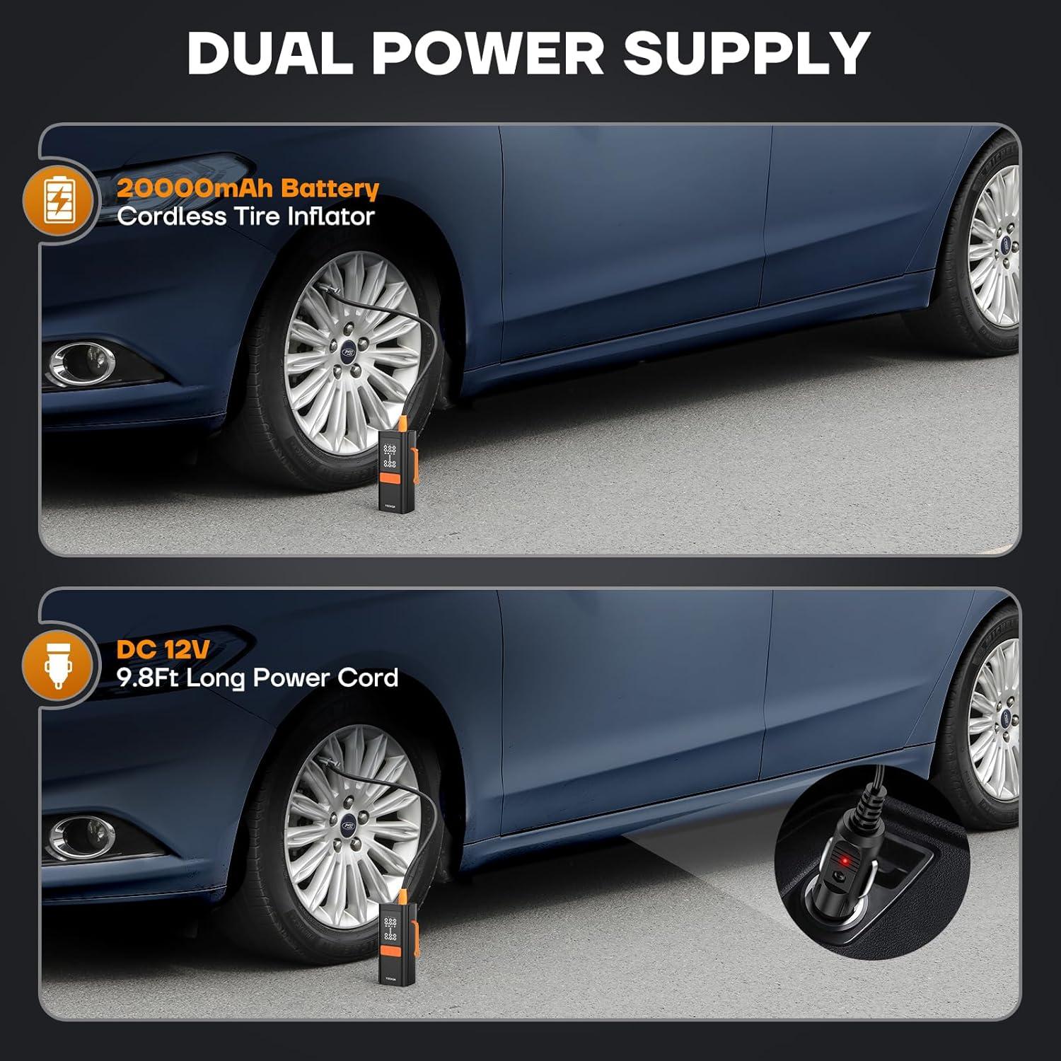 Compresor de Aire Portátil YSEAGA MU-002 150PSI 35LPM