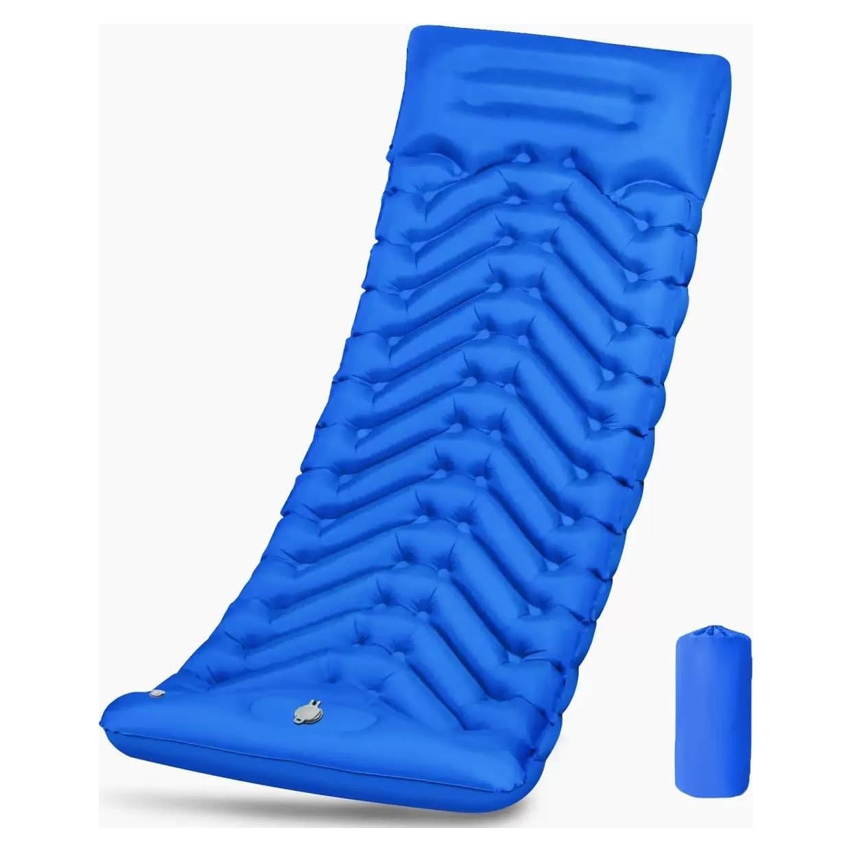 Colchón Inflable Camping SNBBGT XLQD003 190x60cm con Bomba