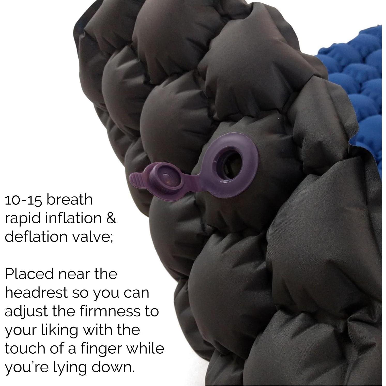 Colchoneta Inflable Ultraligera ECOTEK Hybern8 4 Estaciones Verde