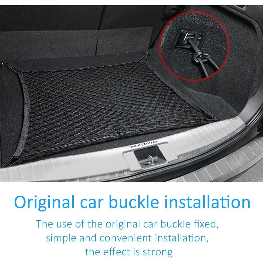 Red de Carga MICTUNING 104x76 cm Organizador Maletero SUV