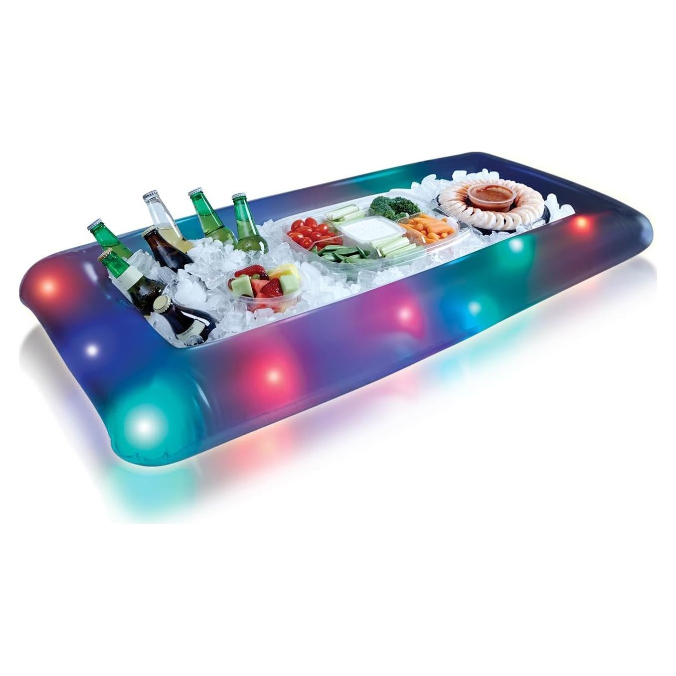 Enfriador Buffet Inflable LED PoolCandy 121.92 cm para Fiestas