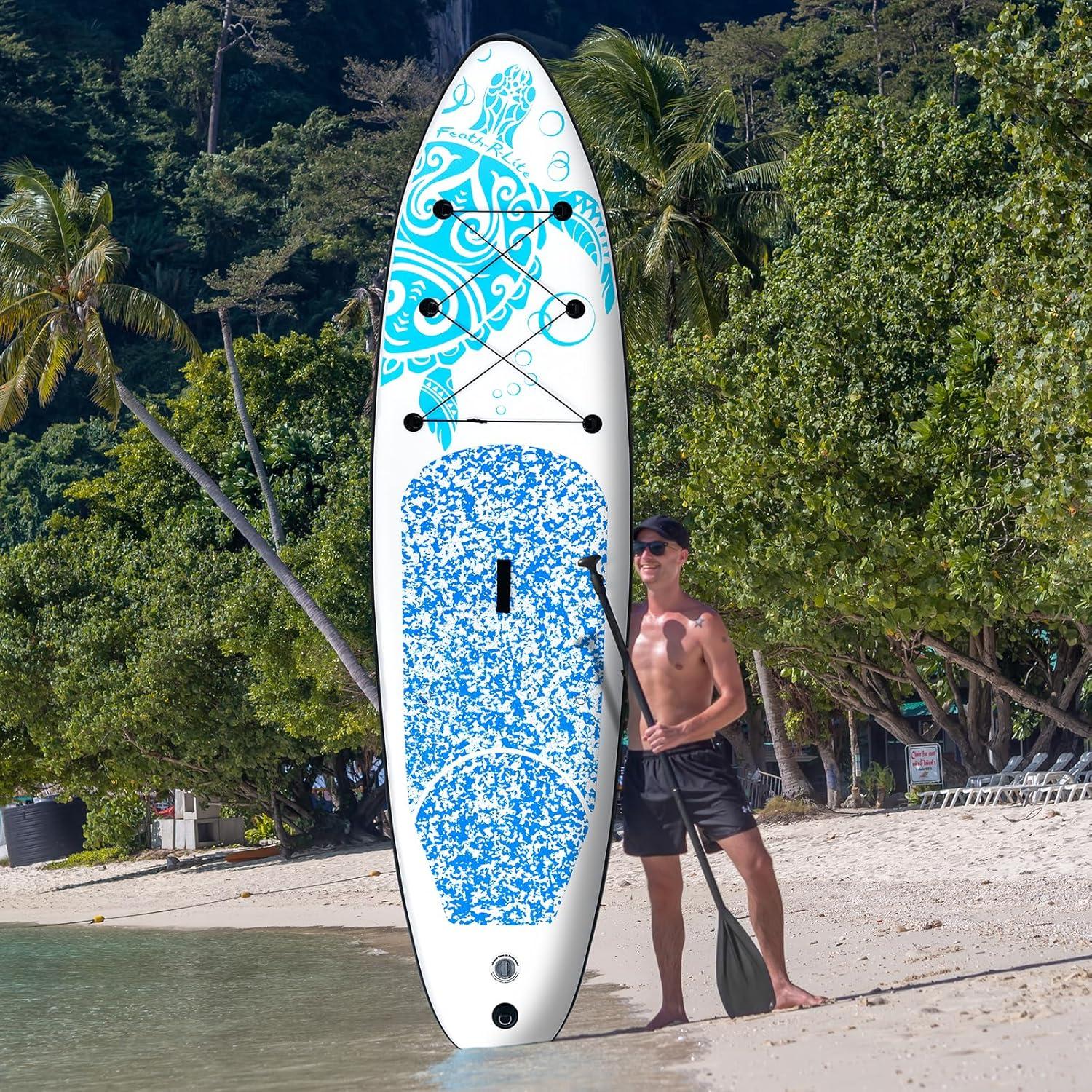 Tabla de Paddle Inflable FEATH-R-LITE 10'6" x 33" para Todos los Niveles