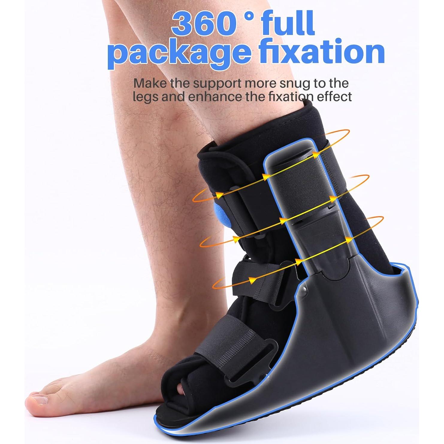 Botín Inflable Orthopédico Veanvoky para Tobillo Torcido Grande