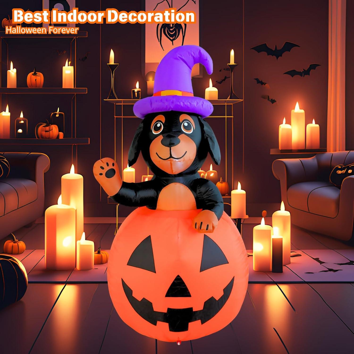 Decoración Inflable Halloween PTS Perro Salchicha 1.05kg