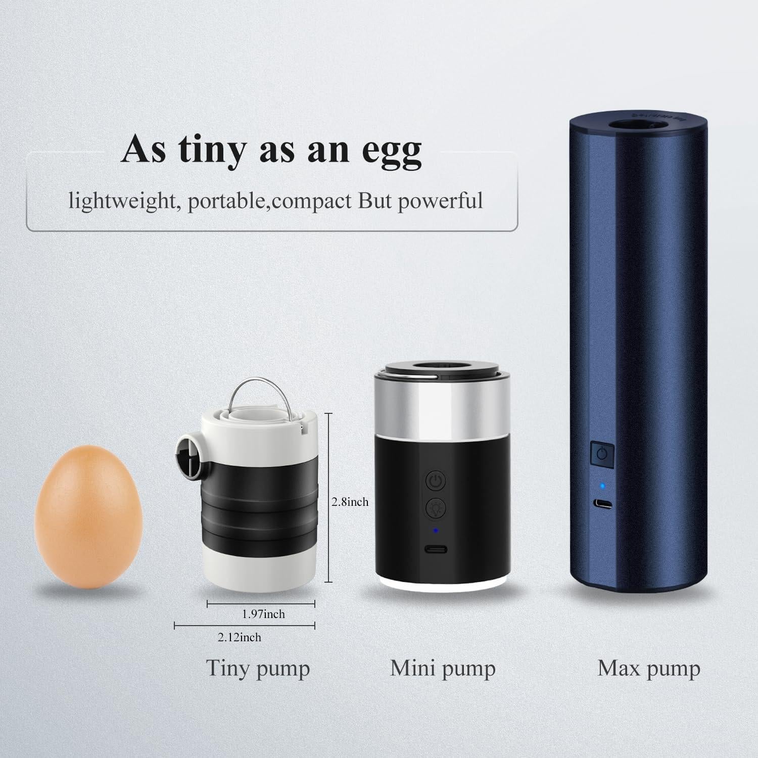 Bomba de Aire Eléctrica LIBERRWAY M001C Recargable 200L/min