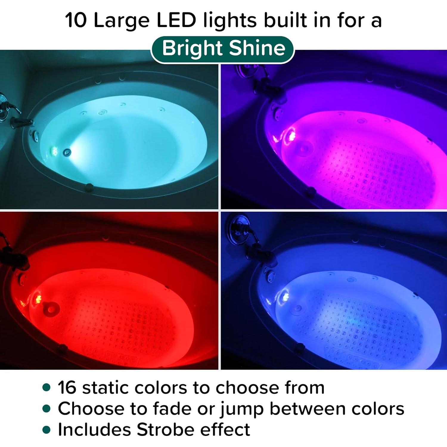 Luz LED Remota a Prueba de Agua Burly para Baño 6.99 cm