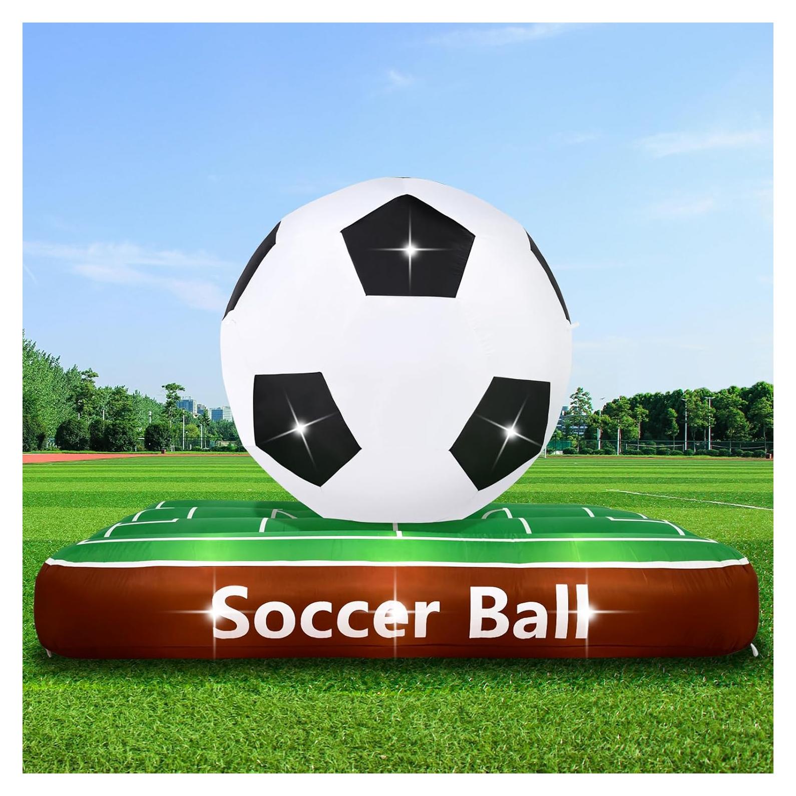 Decoración Inflable de Fútbol Gigante Popblow 1.83m LED