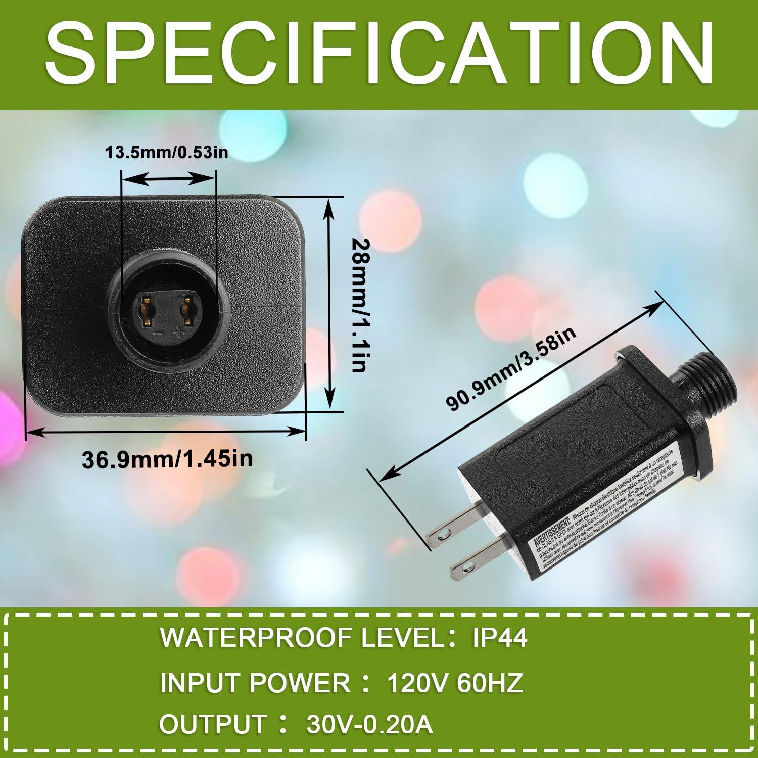 Transformador LED 30V 6W SIGANDG Impermeable IP44 2 Piezas