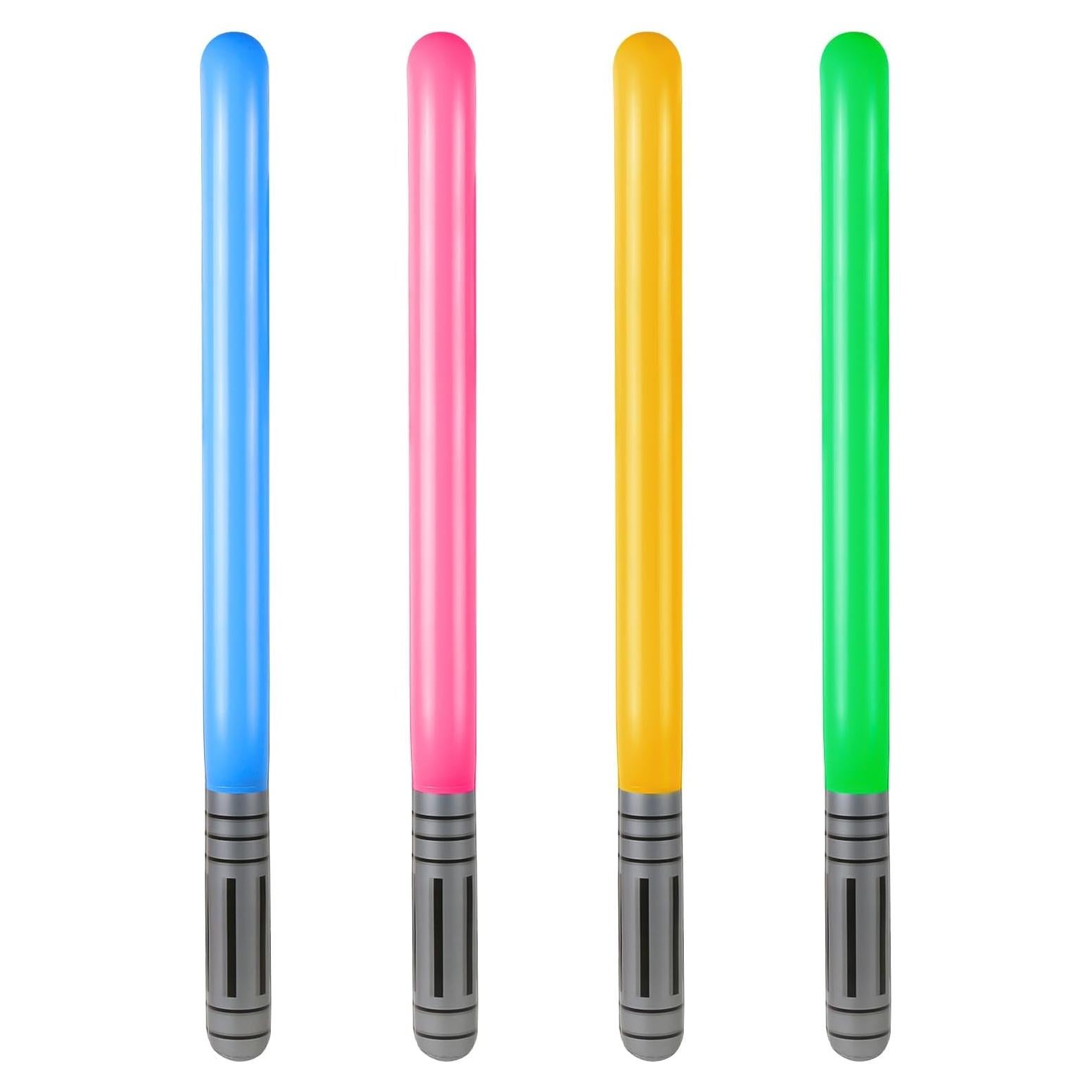 Sables de Luz Inflables EVERMARKET 79 cm - 4 Piezas Colores