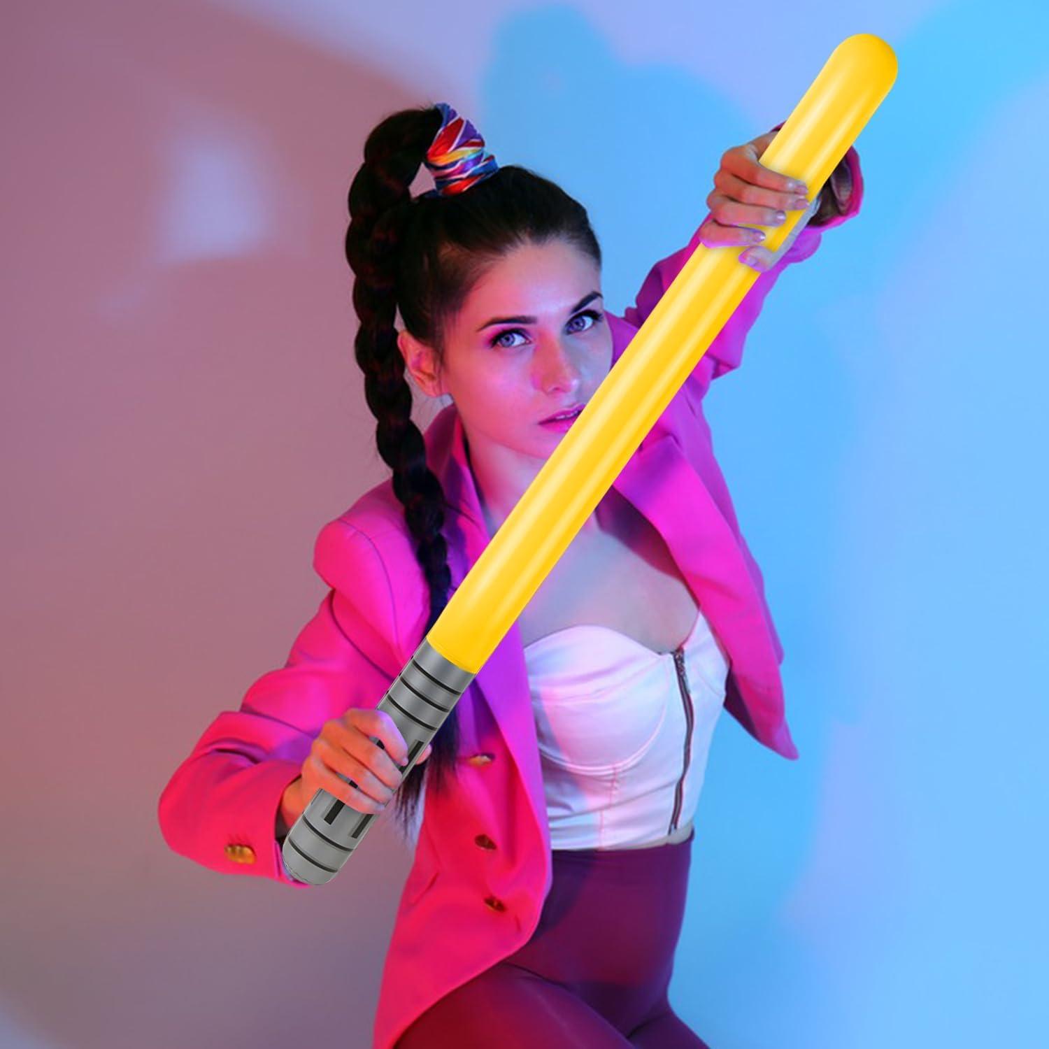 Sables de Luz Inflables EVERMARKET 79 cm - 4 Piezas Colores