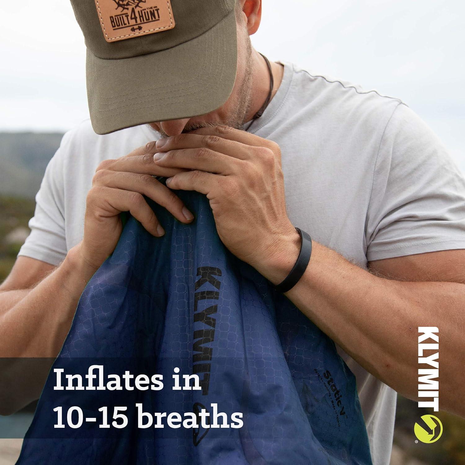 Colchón Inflable Klymit Static V 182x58x6.35cm Ligero