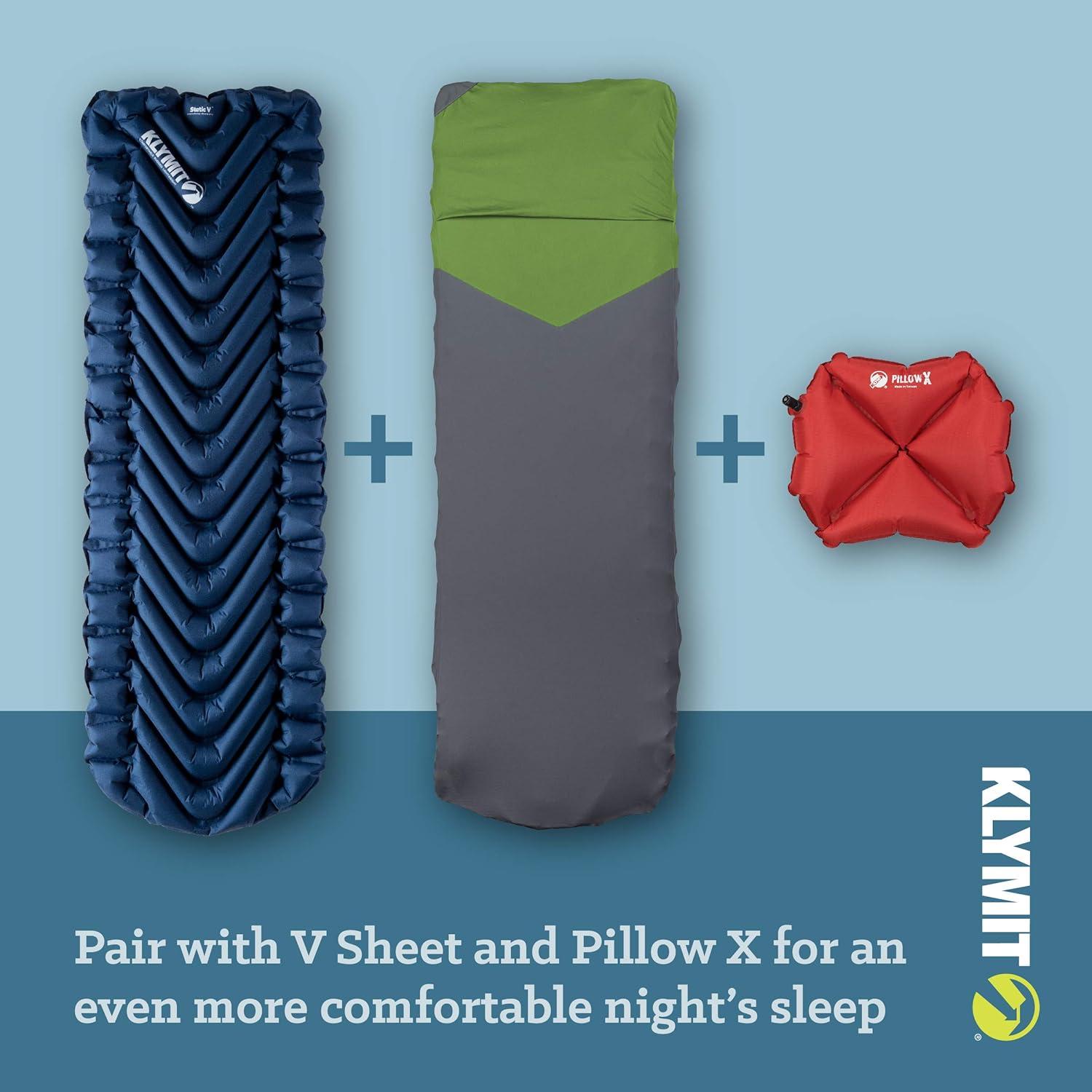 Colchón Inflable Klymit Static V 182x58x6.35cm Ligero