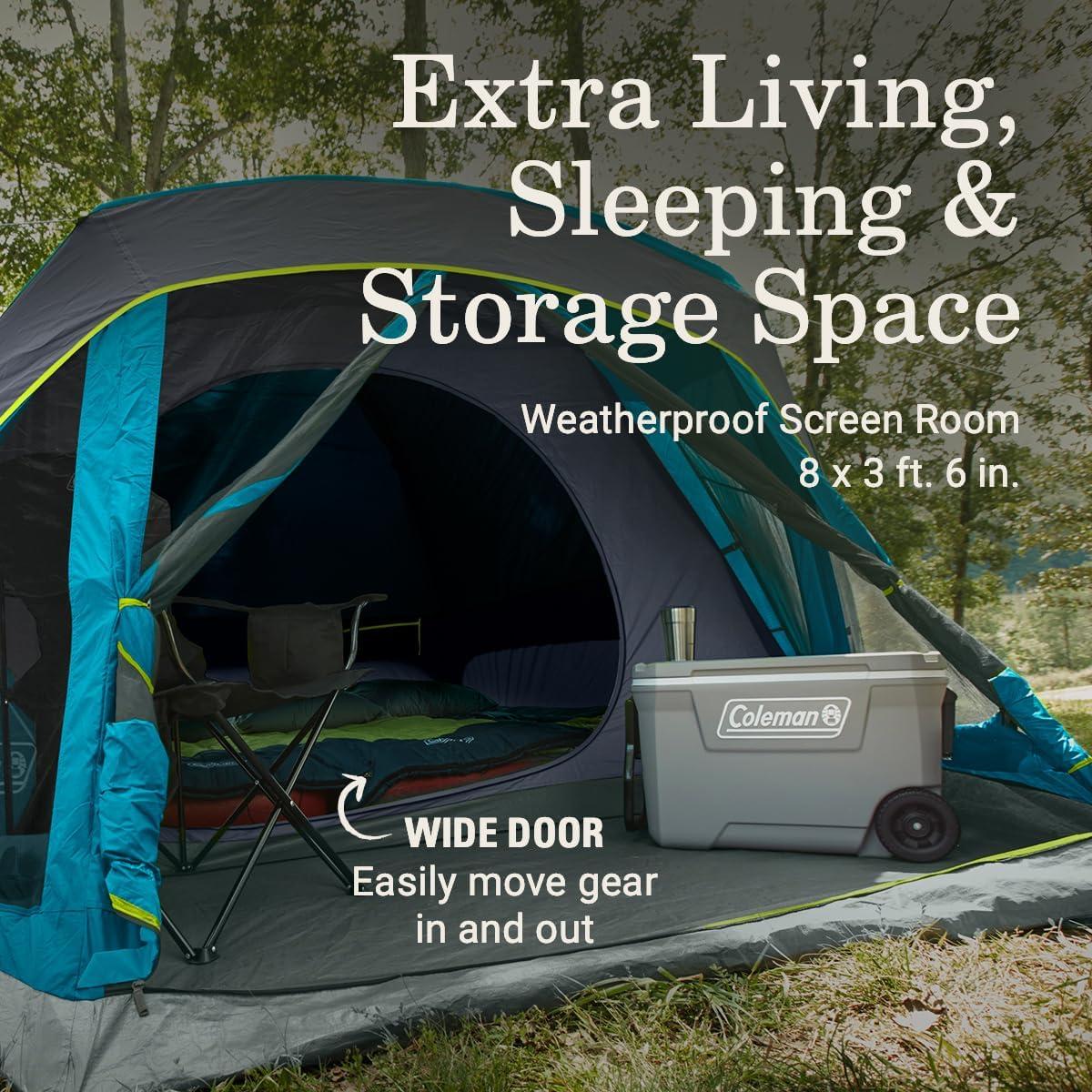 Tienda de Camping Coleman Skydome 4 Personas Impermeable