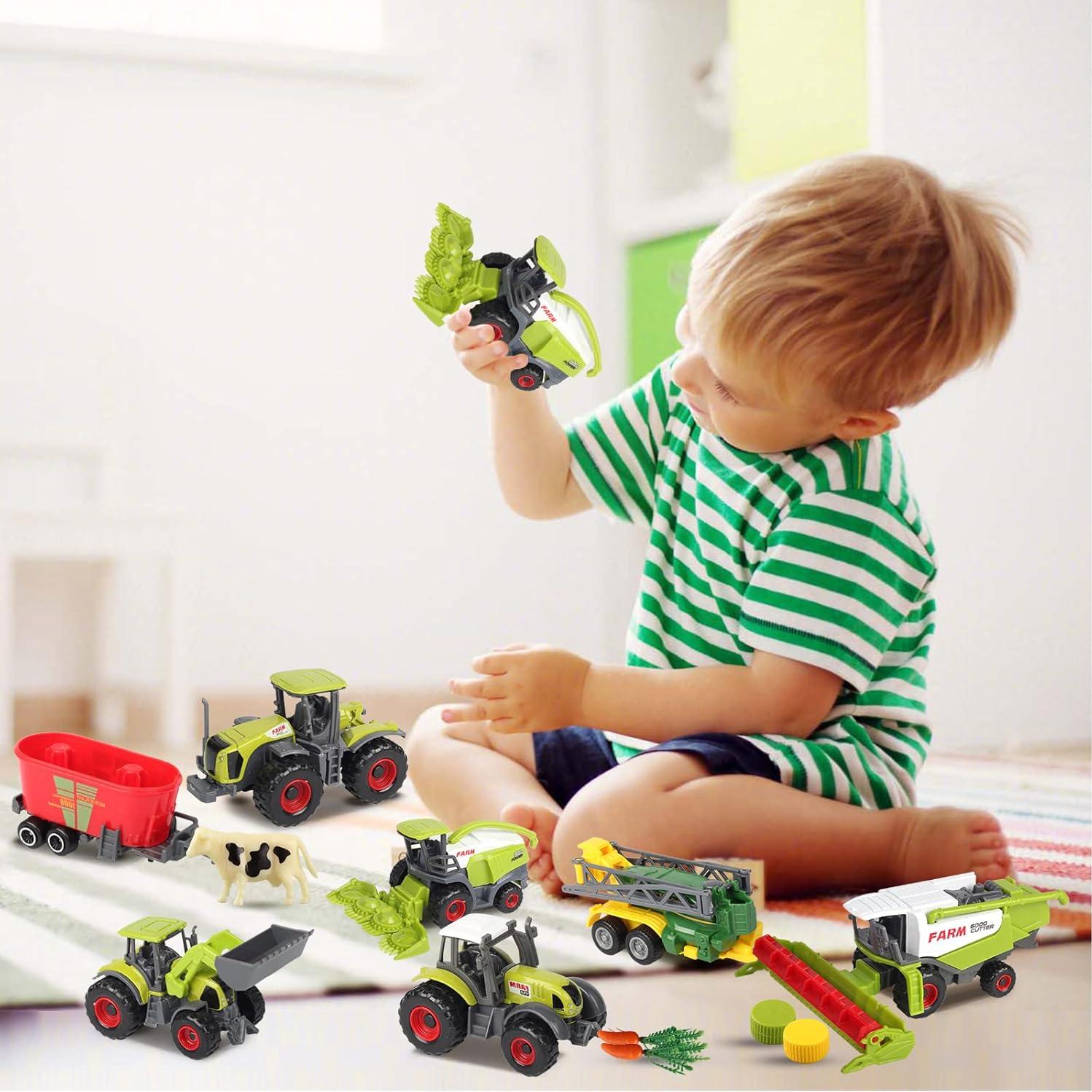 Juguetes de Granja Oriate Tractor y Animales Educativos