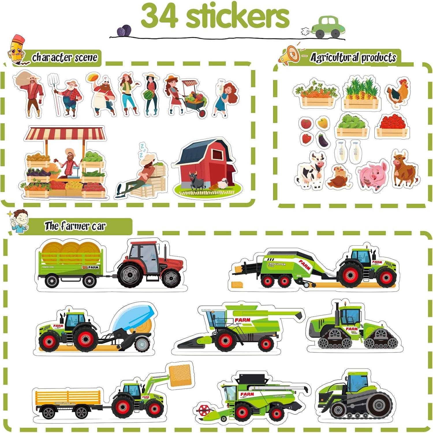 Juguetes de Granja Oriate Tractor y Animales Educativos