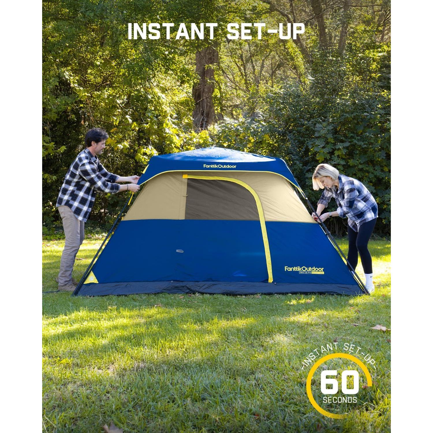 Carpa de Camping FanttikOutdoor Zeta C4 Pro 4 Personas Instantánea