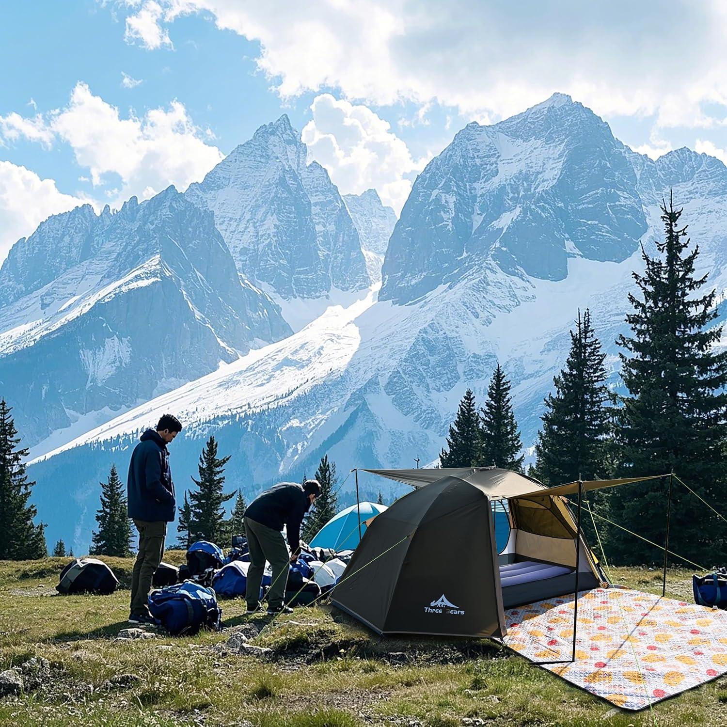 Carpa de Camping Tres Osos L01-2P para 2 Personas Impermeable