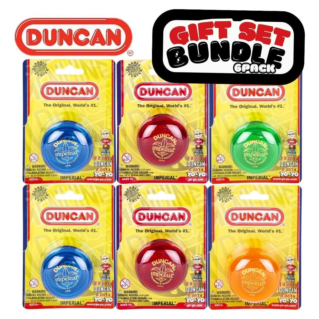 Yo-Yo Duncan Imperial Surtido 6 Piezas para Principiantes