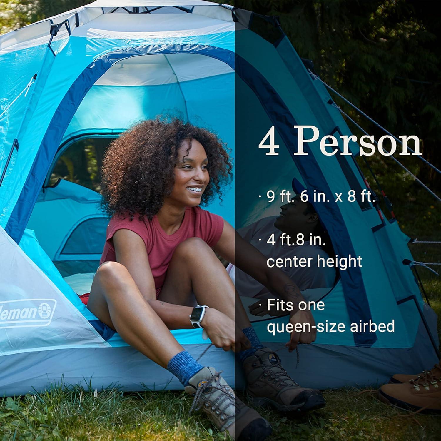 Tienda de Camping Coleman Camp Burst para 4 Personas - Pop-Up