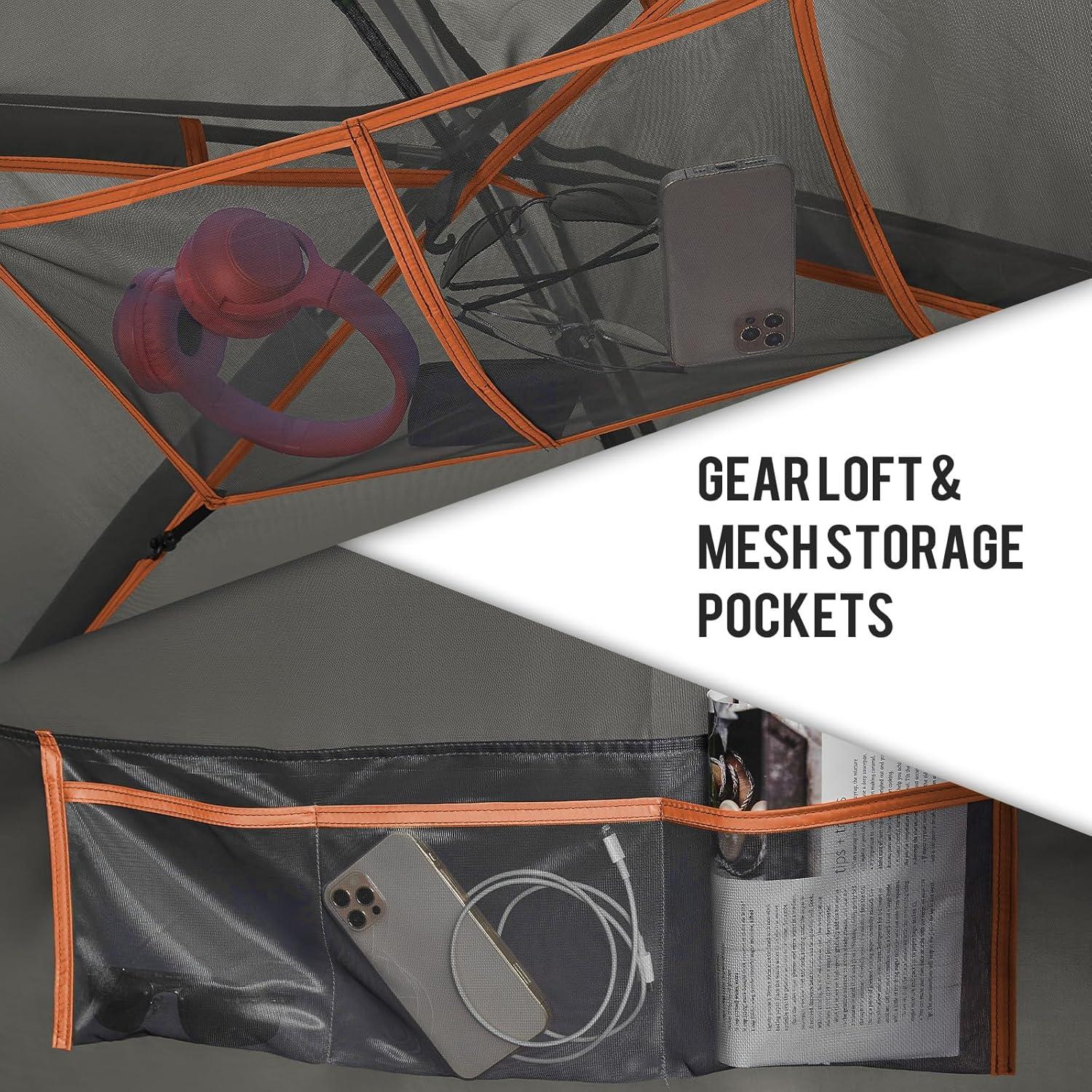 Tienda de Camping CAMEL CROWN 6 Personas Impermeable Oxford