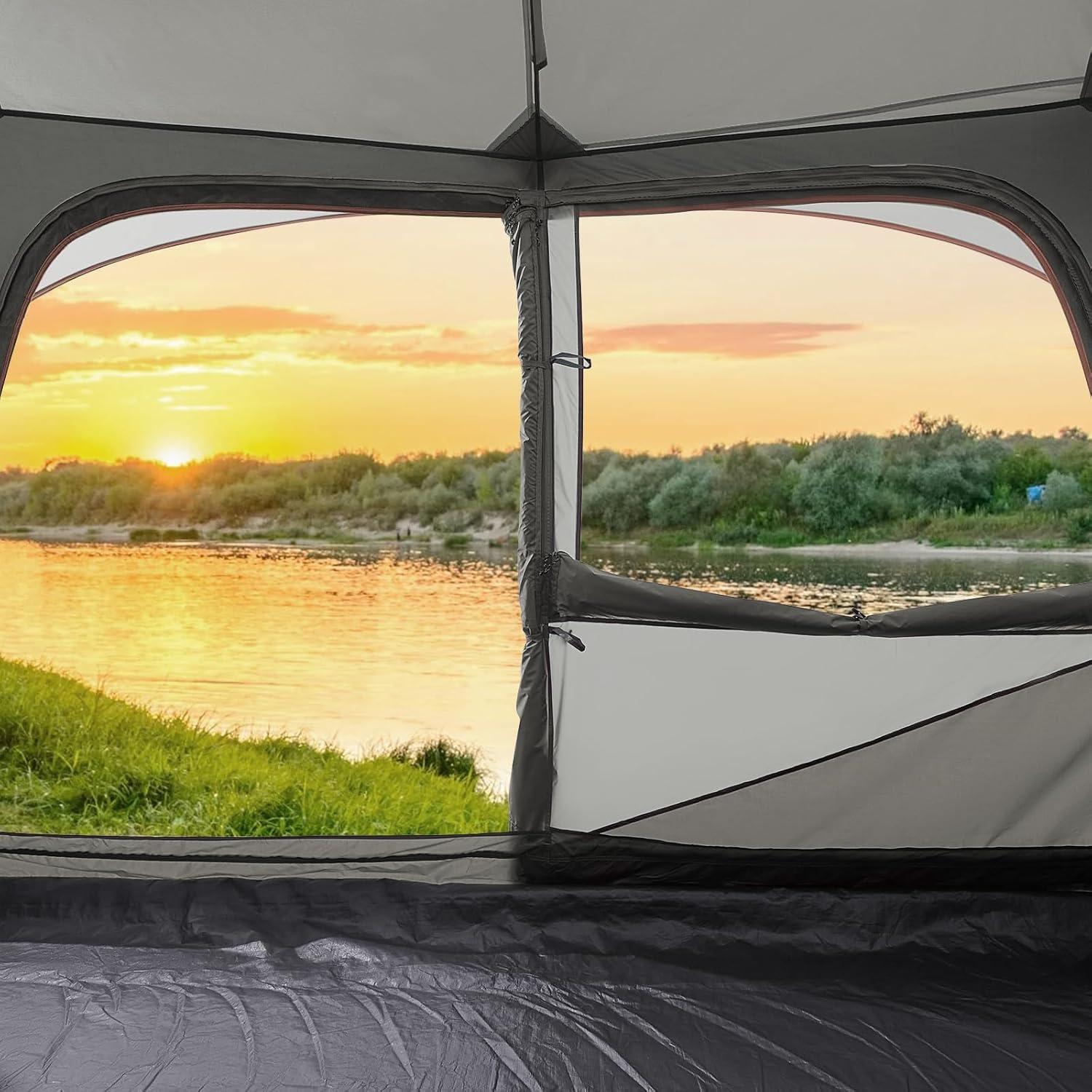 Tienda de Camping CAMEL CROWN 6 Personas Impermeable Oxford