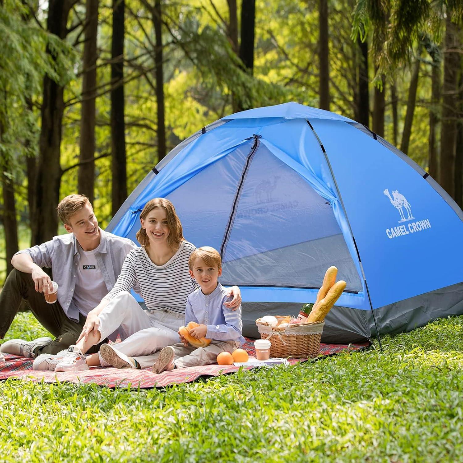 Tienda de Camping Domo CAMEL CROWN 2 Personas Impermeable