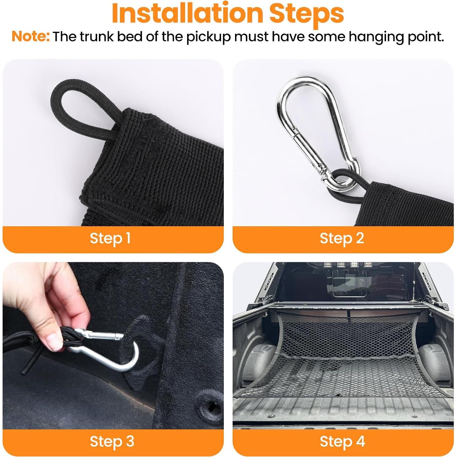 Red de Carga Elástica Kaishengyuan 4x4 Estirable 7x7