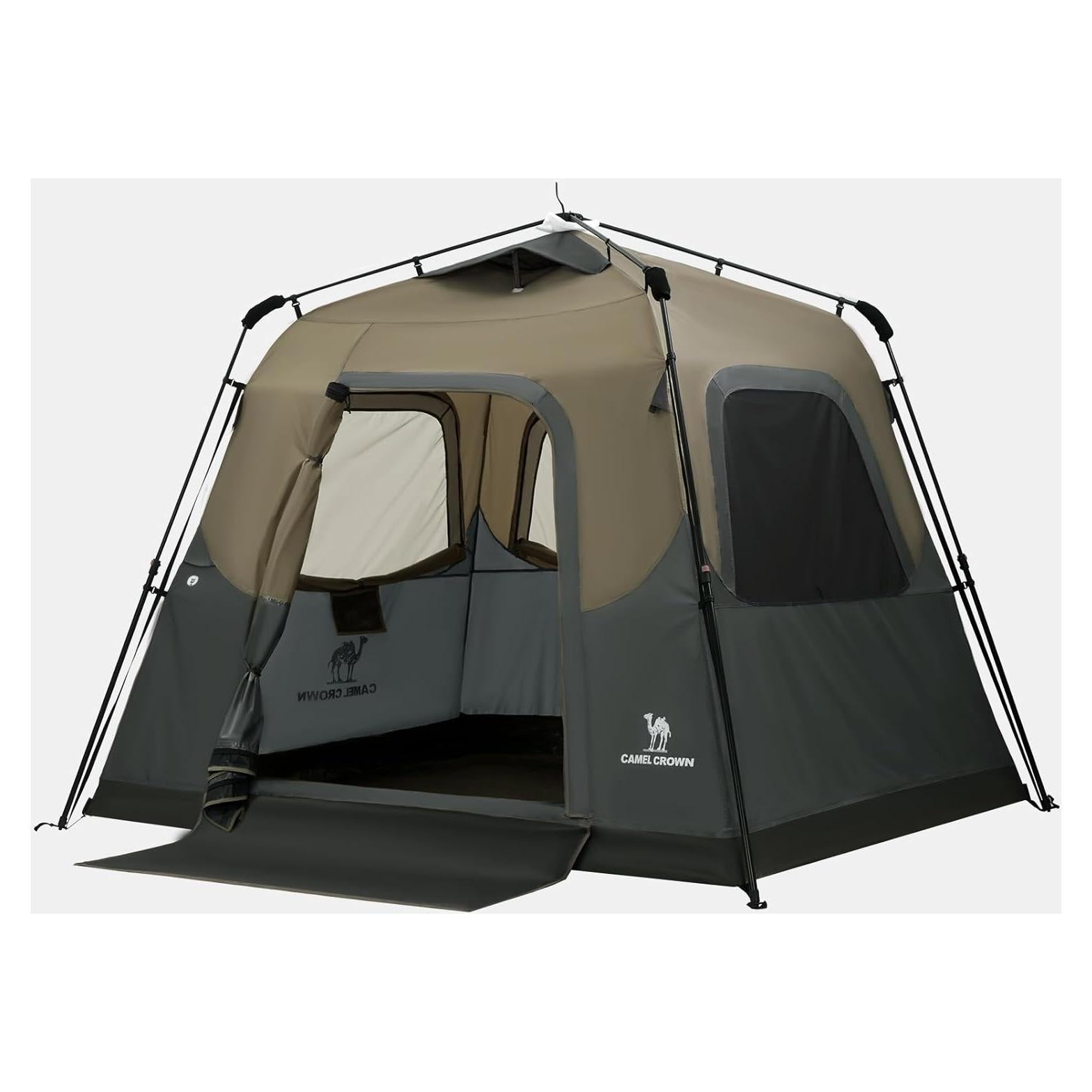 Tienda Instantánea CAMEL CROWN 4 Personas Impermeable Azul