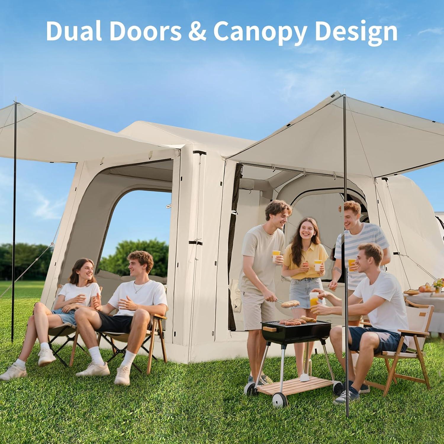 Tienda SUV ABORON Inflable para 4-6 Personas, 6.7 m²