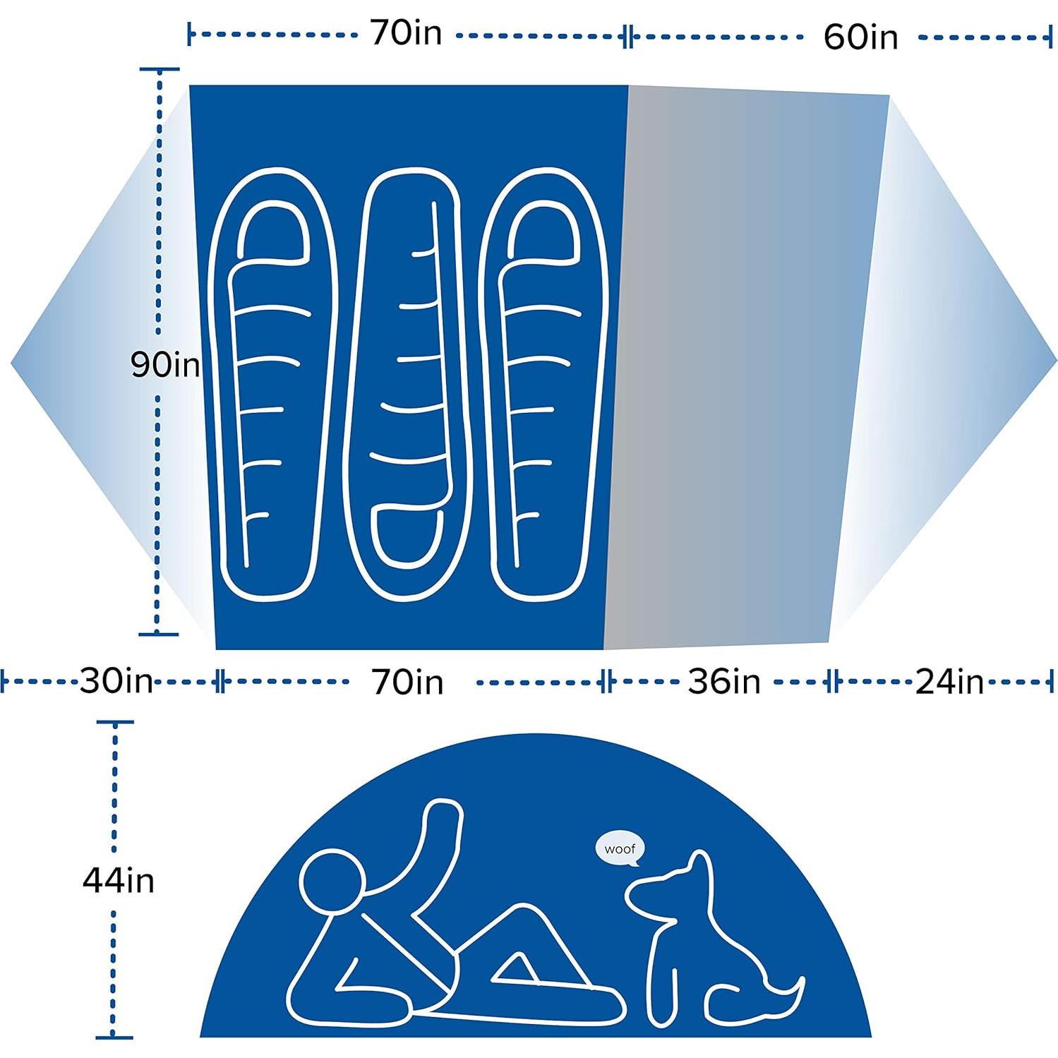Tienda de Camping Big Agnes Blacktail Hotel 3 Personas Impermeable