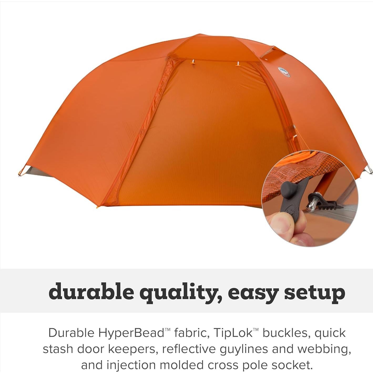 Tienda de Camping Big Agnes Copper Spur UL 2 Personas XL Impermeable