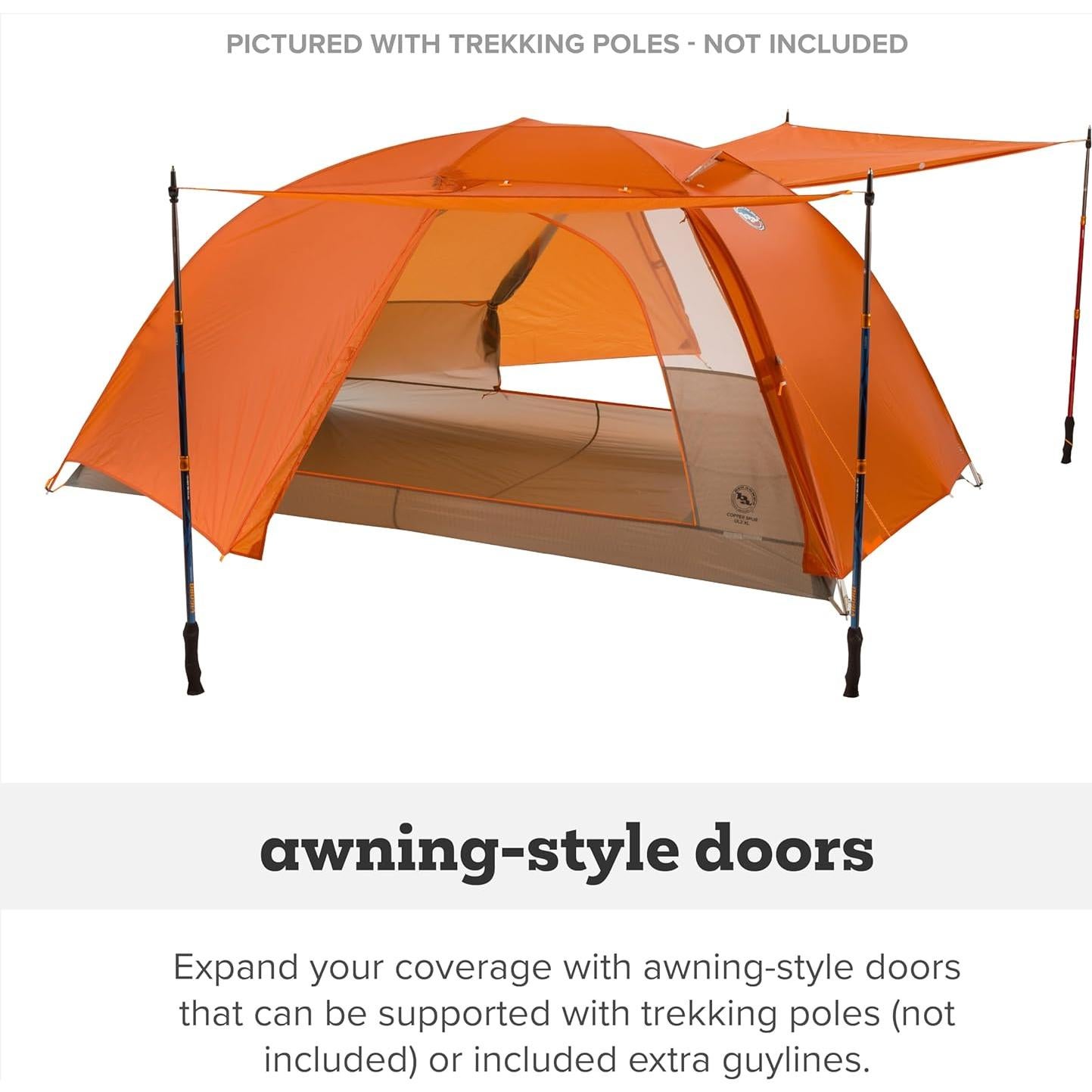 Tienda de Camping Big Agnes Copper Spur UL 2 Personas XL Impermeable