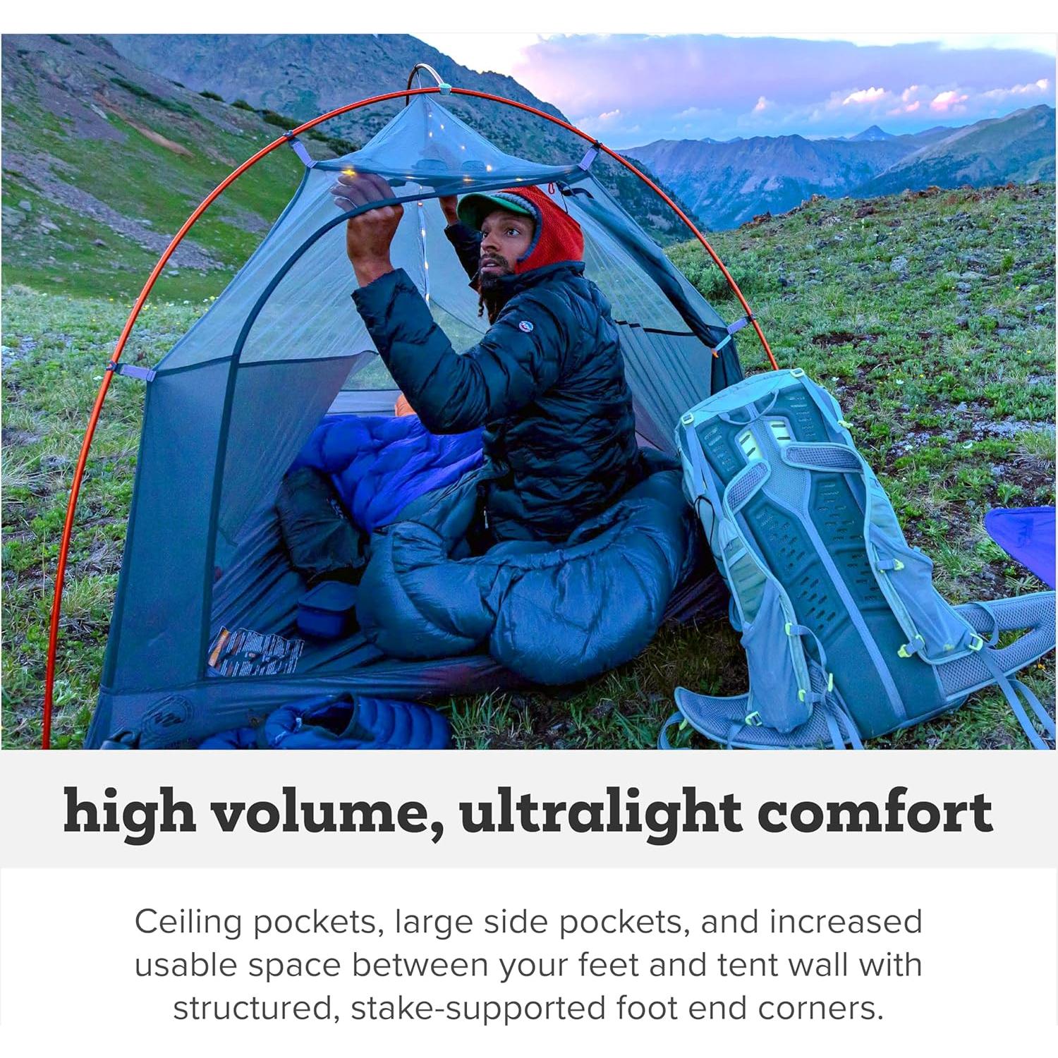 Tienda de Camping Big Agnes Fly Creek UL 1 Persona Impermeable