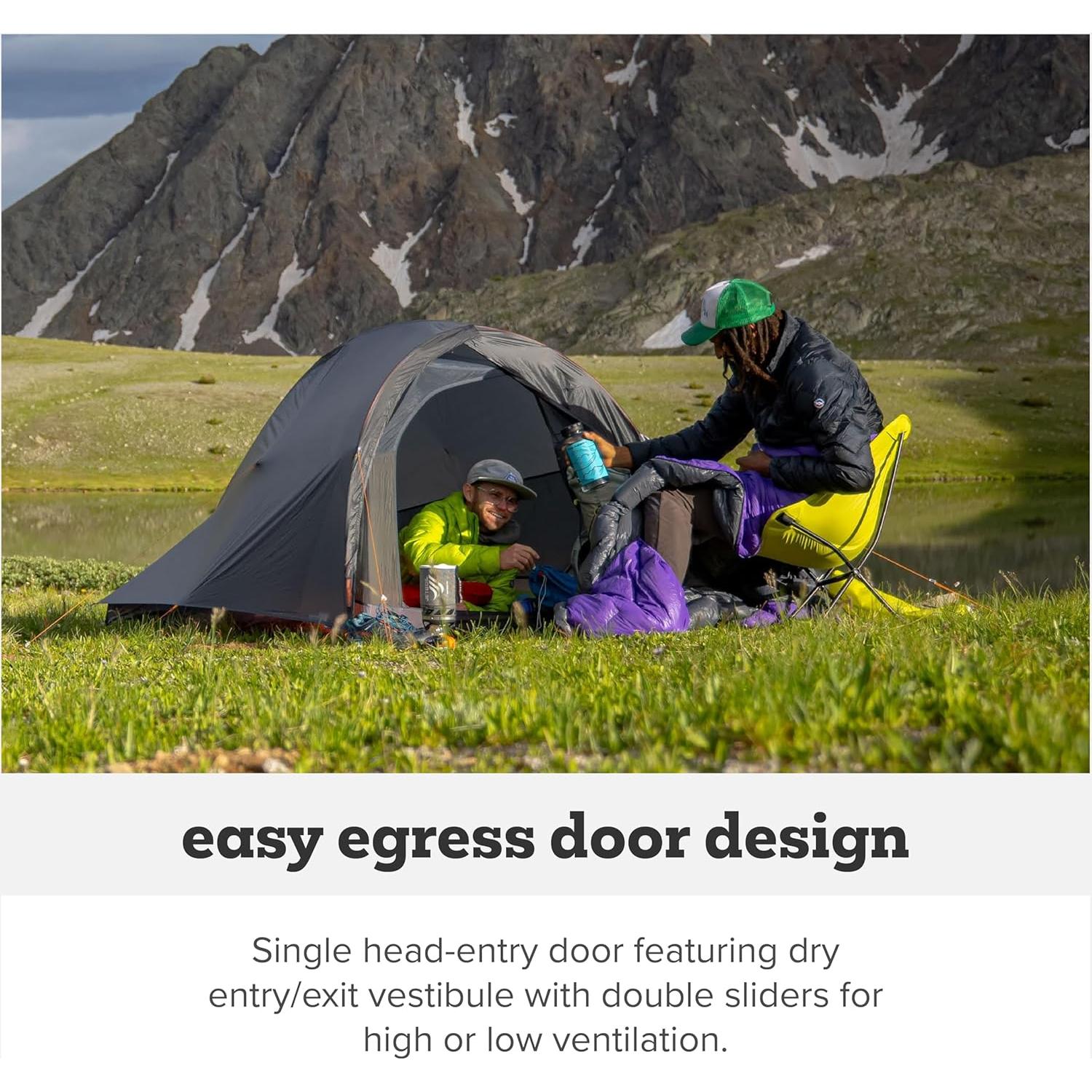 Tienda de Camping Big Agnes Fly Creek UL 1 Persona Impermeable