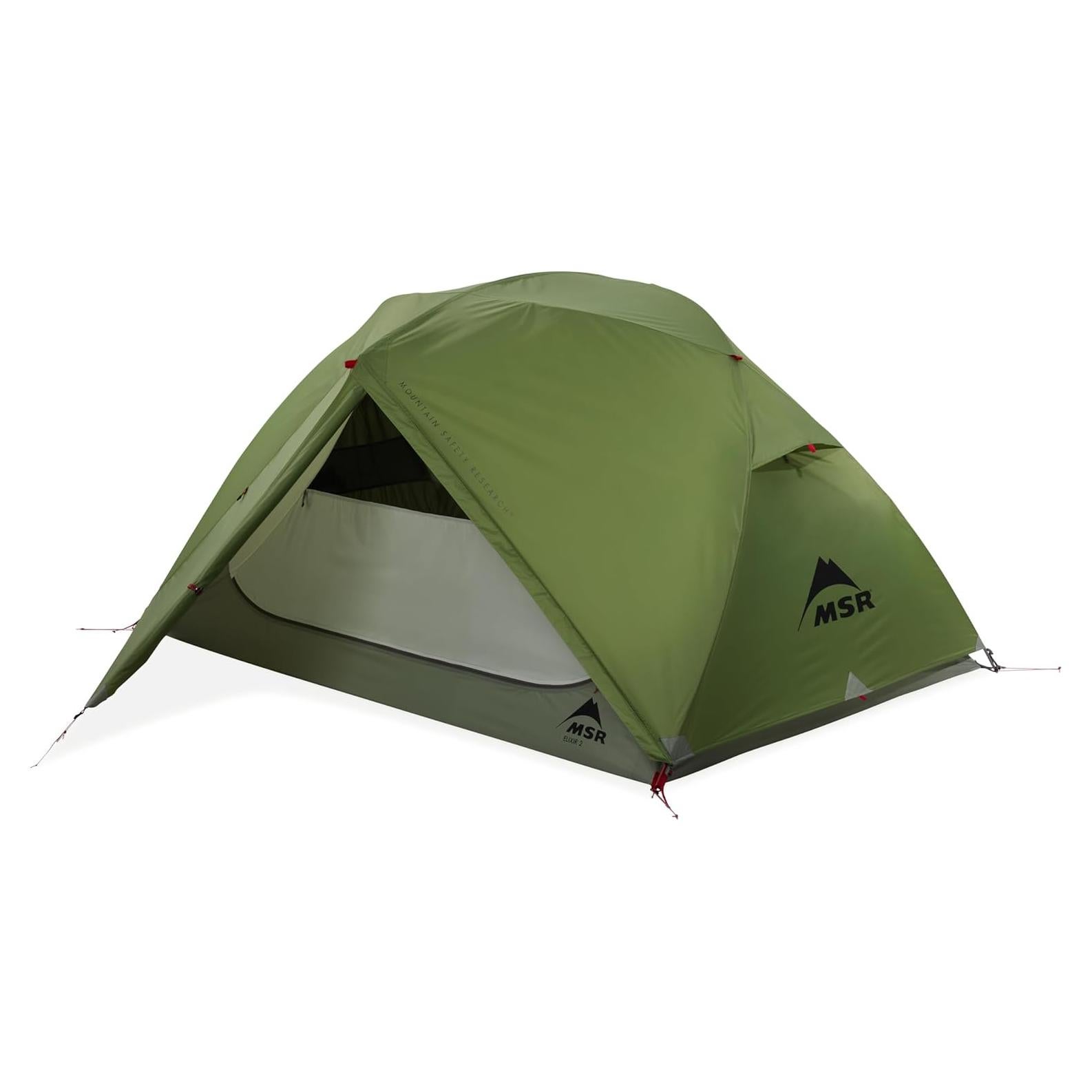 Tienda de Mochileo Ligera MSR Elixir 2 para 2 Personas Verde