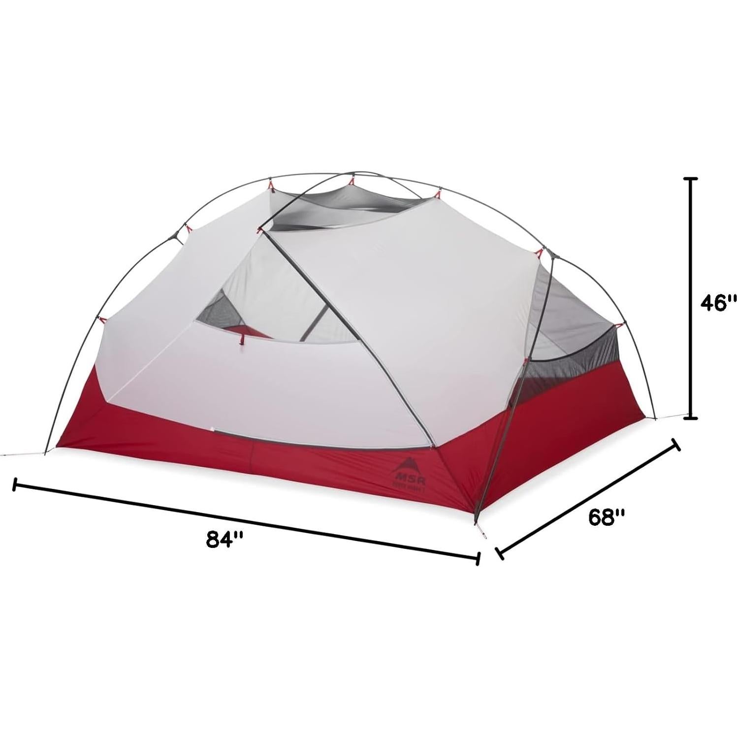 Carpa Ligera MSR Hubba Hubba para 3 Personas Impermeable